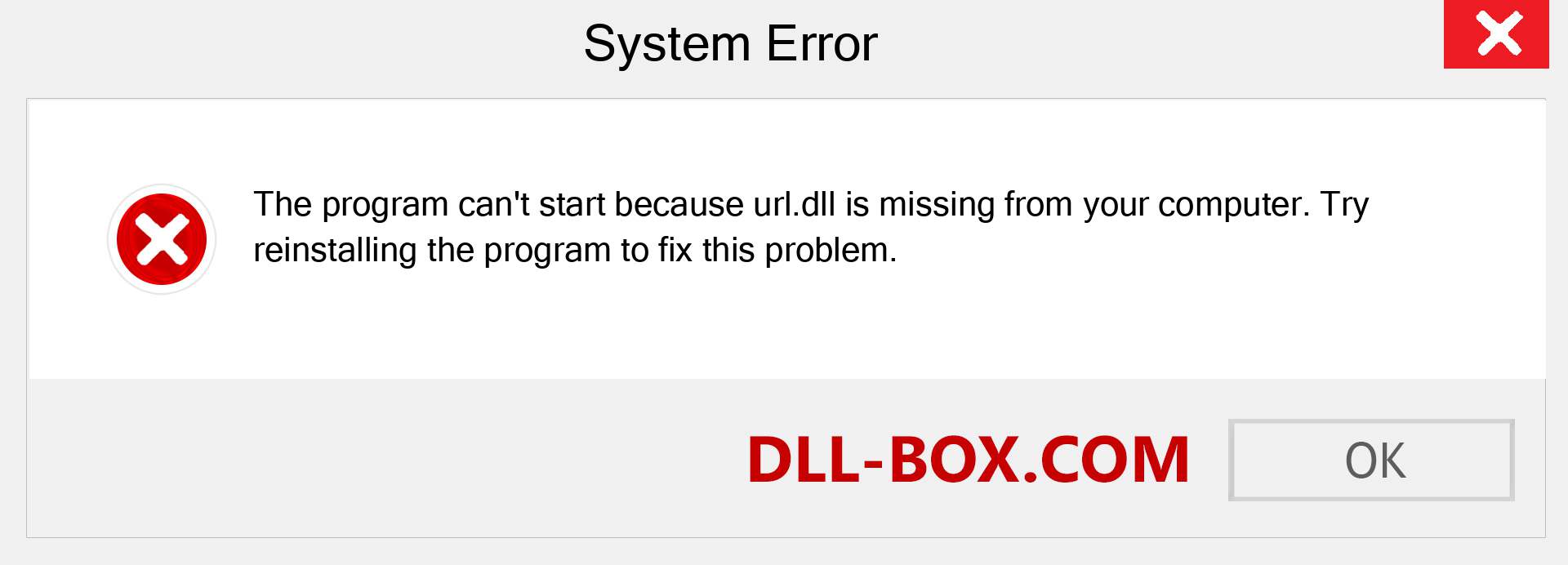  url.dll file is missing?. Download for Windows 7, 8, 10 - Fix  url dll Missing Error on Windows, photos, images